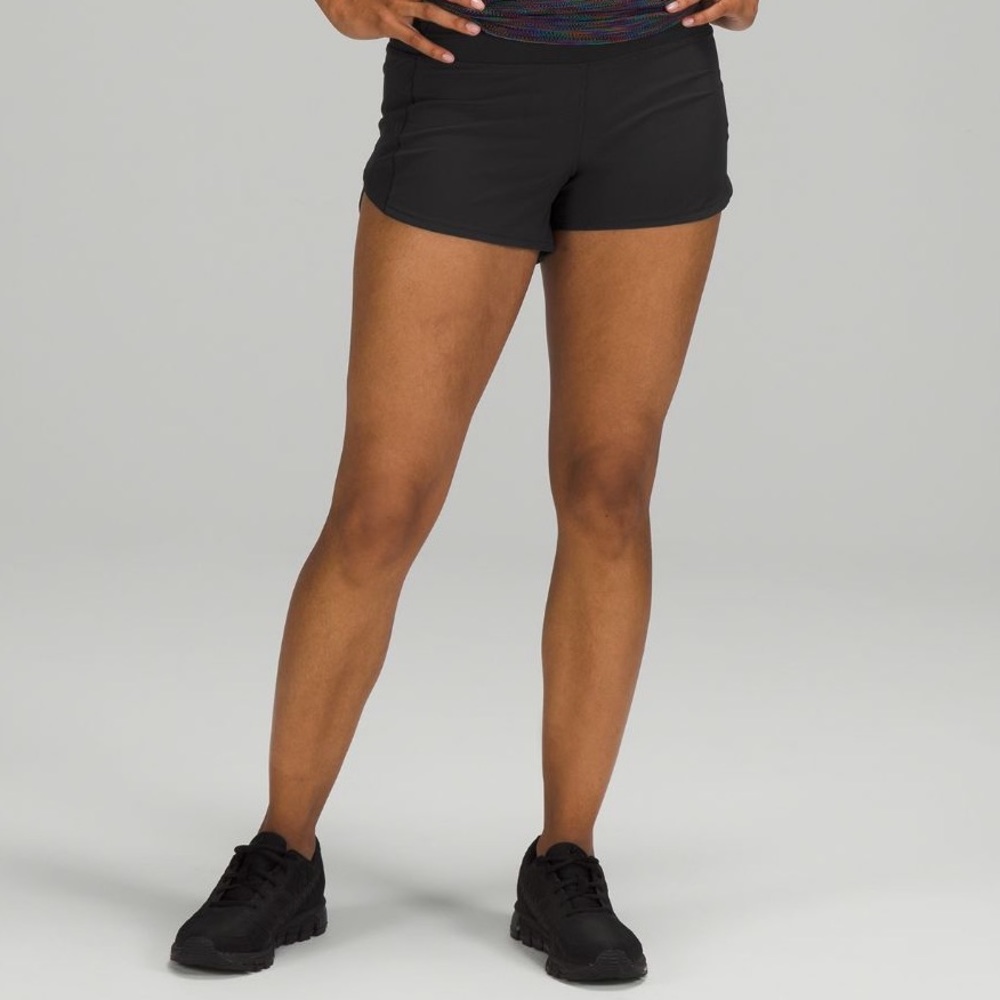 Lululemon Run Speed Up Mid-Rise Lined Shorts 4”